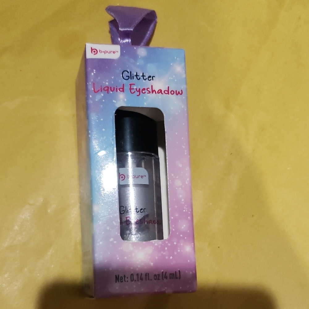B-Pure Liquid Eyeshadow Glitter Silver .14oz New